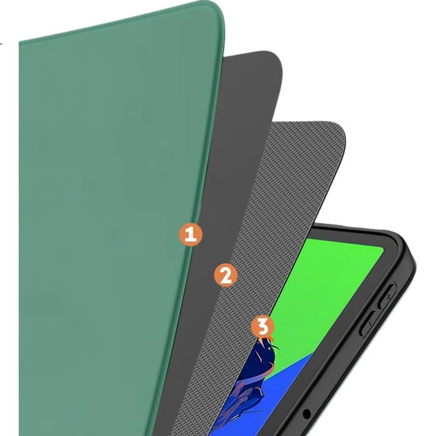 Чохол для планшета Lenovo Xiaoxin Pad Pro 12.7 2025 A Little Flower Dark Green - Фото 1 Чохол для планшета Lenovo Xiaoxin Pad Pro 12.7 2025 A Little Flower Dark Green - зображення 1