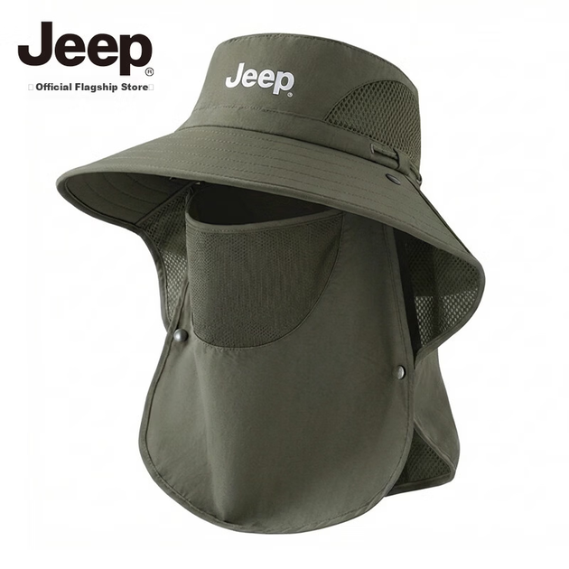Чоловіча панама JEEP з широкими полями та UV-захистом - зображення 6