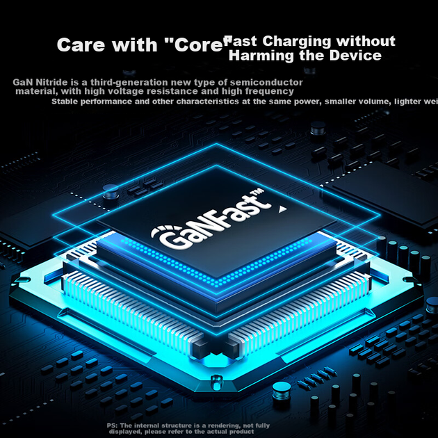 Зарядное устройство UGREEN 100 Вт с нитридом галлия, многопортовое, Type-C, быстрая зарядка, для смартфонов и ноутбуков - Фото 3 Зарядное устройство UGREEN 100 Вт с нитридом галлия, многопортовое, Type-C, быстрая зарядка, для смартфонов и ноутбуков - изображение 3