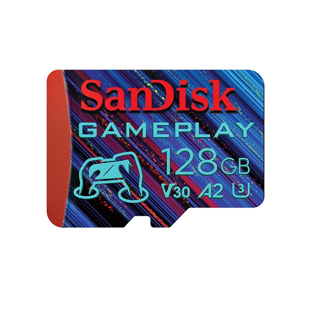 Карта пам'яті SanDisk microSD 128 ГБ A2 U3 V30 4K, читання 190 МБ/с, запис 90 МБ/с, для ігрових консолей - зображення 11