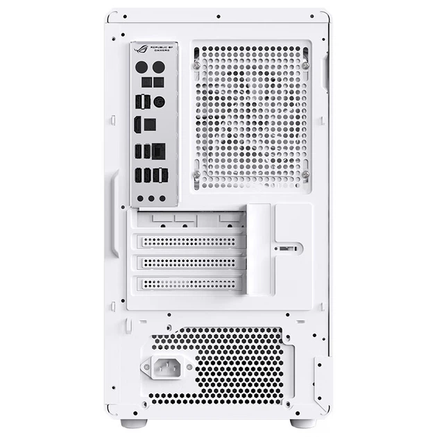 Корпус PADO W6 White MESH Mesh Cooling Case (поддерживает материнские платы MATX, боковые панели из стекла, передняя панель из стальной сетки, независимый отсек для блока питания, пылевой фильтр, поддерживает видеокарты 4080) белый - изображение 7