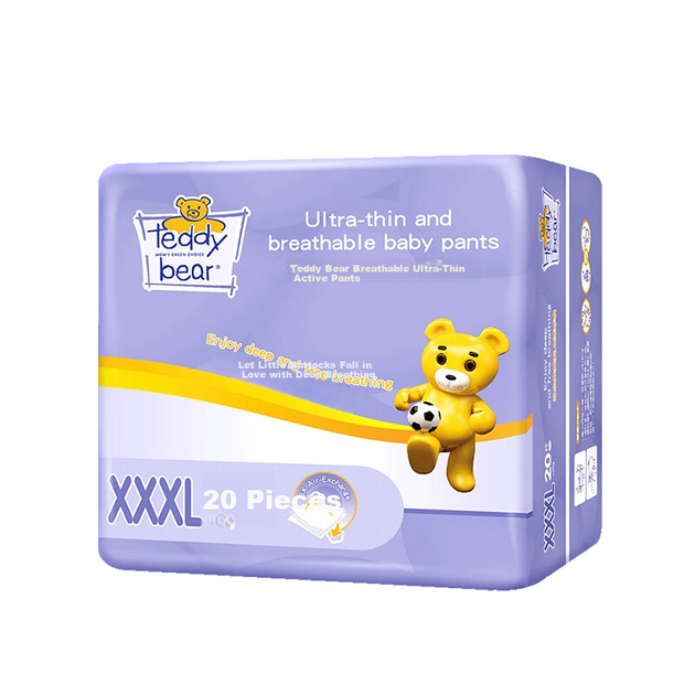Подгузники-трусики Teddy Bear размер 3XL, 20 шт, от 17 кг, ультратонкие - изображение 6