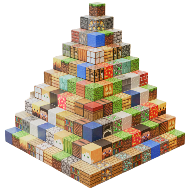 Конструктор магнитный Bluqi Minecraft на 200 деталей для детей 3-10 лет - изображение 4