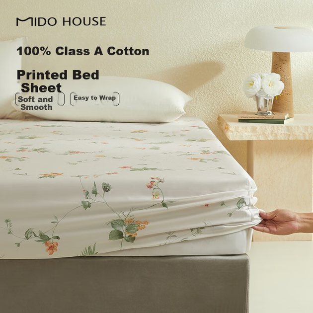 Простирадло MIDO HOUSE Moomin з бавовни 60S на гумці, 150x200 см - Фото 4 Простирадло MIDO HOUSE Moomin з бавовни 60S на гумці, 150x200 см - зображення 4