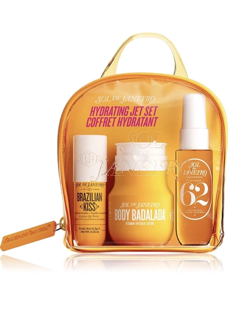 Набір sol de janeiro hydrating jet set бальзам для губ лосьйон спрей - Фото 3 Набір sol de janeiro hydrating jet set бальзам для губ лосьйон спрей - изображение 3