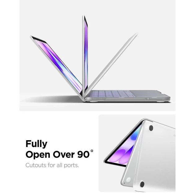 Etui Spigen AirSkin do MacBook Neo 13 2026 Frost Clear (8800337246766) - obraz 9