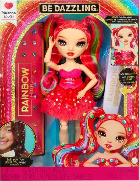 Кукла Реинбоу Хай Вивьен со Стразами Rainbow High Vivienne Rouge Be Dazzling MGA 597803 - изображение 9