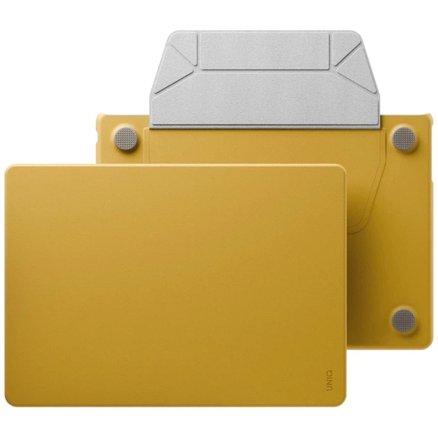 Чехол UNIQ Lyden Versa для MacBook Air 13" M2 2022 / M3 2024 / M4 2025 / M5 2026 Yellow (UNIQ-MA13(M5)-LYDVERCYEL) - Фото 3 Чехол UNIQ Lyden Versa для MacBook Air 13" M2 2022 / M3 2024 / M4 2025 / M5 2026 Yellow (UNIQ-MA13(M5)-LYDVERCYEL) - изображение 3