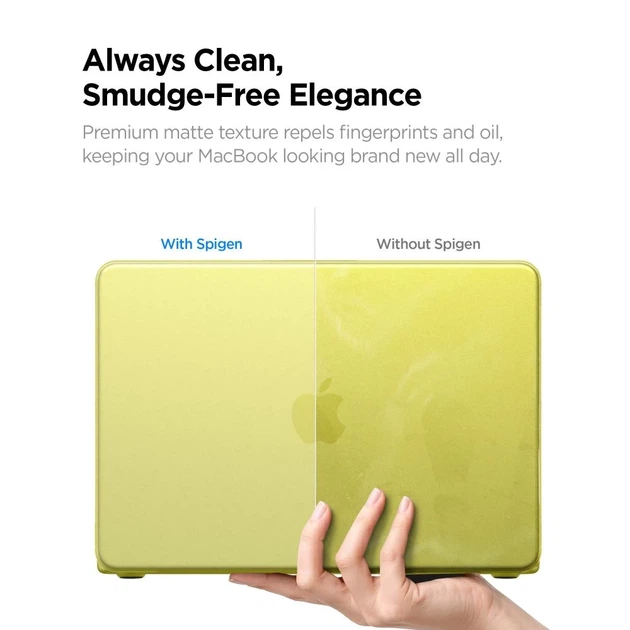 Чехол Spigen AirSkin для MacBook Neo 13 2026 Frost Citrus (ACS11544) - Фото 9 Чехол Spigen AirSkin для MacBook Neo 13 2026 Frost Citrus (ACS11544) - изображение 9