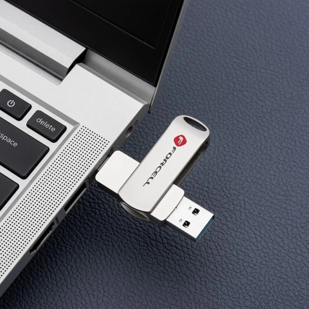 Flash-диск Forcell F-Data Metal Duo 16GB USB 3.2 Gen 1 Silver (5903396391750) - Фото 6 Flash-диск Forcell F-Data Metal Duo 16GB USB 3.2 Gen 1 Silver (5903396391750) - зображення 6