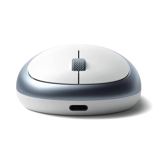 Мишка бездротова Satechi M1 1200 dpi Bluetooth Blue (5903396346330) - Фото 2 Мишка бездротова Satechi M1 1200 dpi Bluetooth Blue (5903396346330) - зображення 2