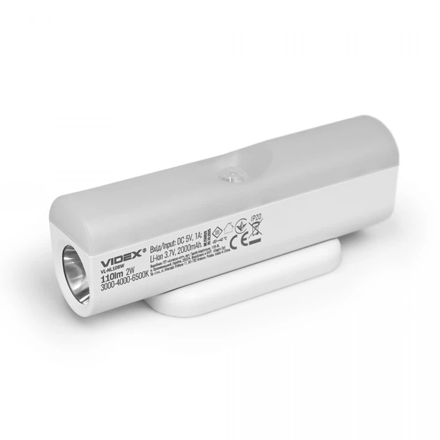 LED Світильник акумуляторний з датчиком руху VIDEX VL-NL108W - изображение 10