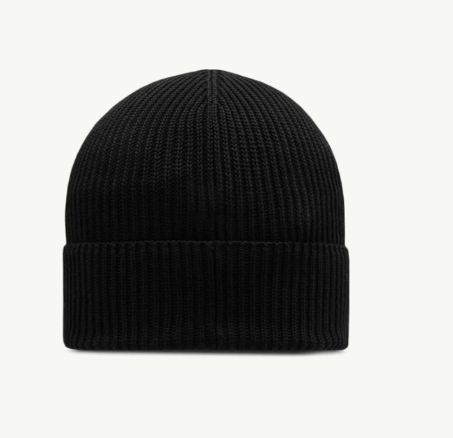 Шапка Moncler черного цвета, One Size (универсальный размер), унисекс. - изображение 3
