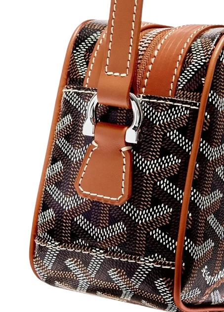 Преміальна сумка через плече Goyard коричневого кольору. - зображення 2