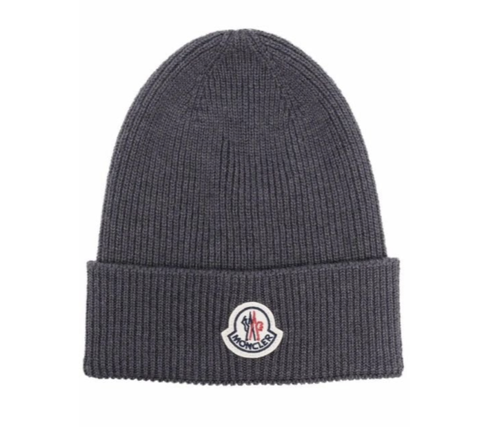 Шапка Moncler серого цвета, One Size (универсальный размер), унисекс. - Фото 1 Шапка Moncler серого цвета, One Size (универсальный размер), унисекс. - изображение 1