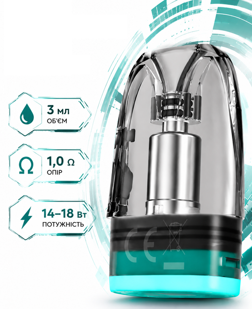 Картридж VooPoo Argus Pod Top Filling 1.0 Ом 18 Вт пластик 3 мл - Фото 2 Картридж VooPoo Argus Pod Top Filling 1.0 Ом 18 Вт пластик 3 мл - изображение 2