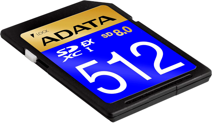 Карта памʼяті ADATA Premier Extreme SD8.0 SDXC 512 GB Class 10 UHS-I/U3 V30 (SD512GEX3L2-C) - Фото 2 Карта памʼяті ADATA Premier Extreme SD8.0 SDXC 512 GB Class 10 UHS-I/U3 V30 (SD512GEX3L2-C) - зображення 2