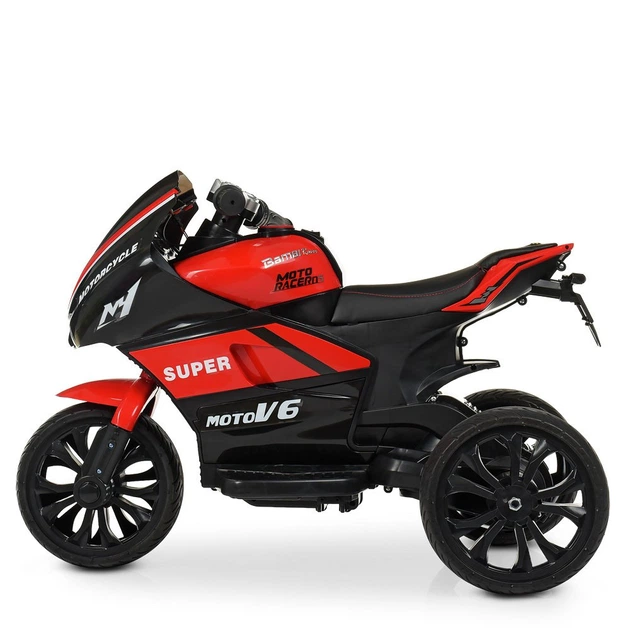 Детский электромотоцикл 3 колесный 50W Bambi Yamaha M 4135EL-3 (Красный) - изображение 4
