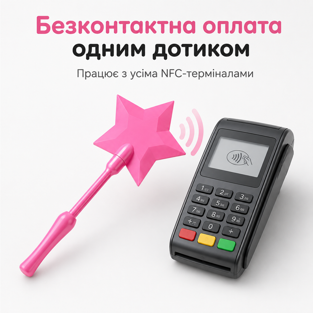 Держатель банковской карты в форме волшебной палочки для бесконтактной оплаты - Фото 3 Держатель банковской карты в форме волшебной палочки для бесконтактной оплаты - изображение 3
