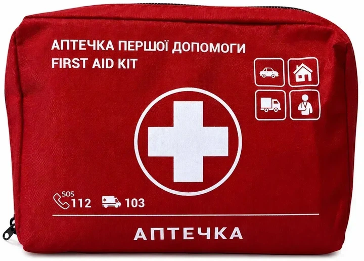 Аптечка медицинская транспортная Poputchik в мягком футляре ТУ (02-003-М) - изображение 2