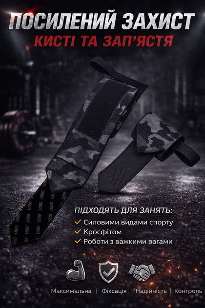 Кистьові бинти для силових тренувань - зображення 2