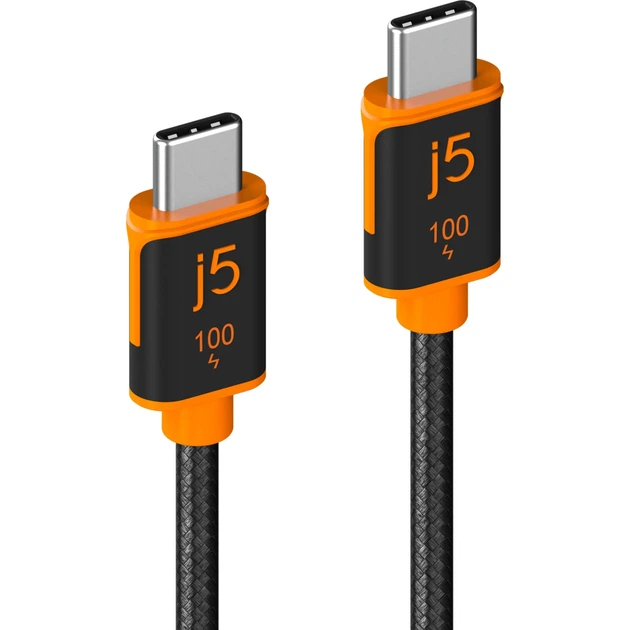 Дата кабель USB-C to USB-C 3.0m 100W (20V/5A) premium J5create (JUCX25L30-N) - Фото 1 Дата кабель USB-C to USB-C 3.0m 100W (20V/5A) premium J5create (JUCX25L30-N) - изображение 1