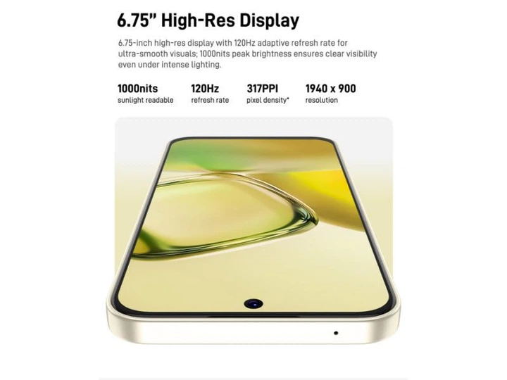Смартфон ZTE nubia V80 Design 4/256GB Pale Amber - Фото 10 Смартфон ZTE nubia V80 Design 4/256GB Pale Amber - изображение 10