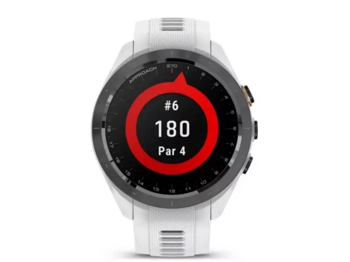 Смарт-годинник Garmin Approach S70 42mm B. Ceramic Bezel with White S. Band (010-02746-00/10) - Фото 2 Смарт-годинник Garmin Approach S70 42mm B. Ceramic Bezel with White S. Band (010-02746-00/10) - зображення 2