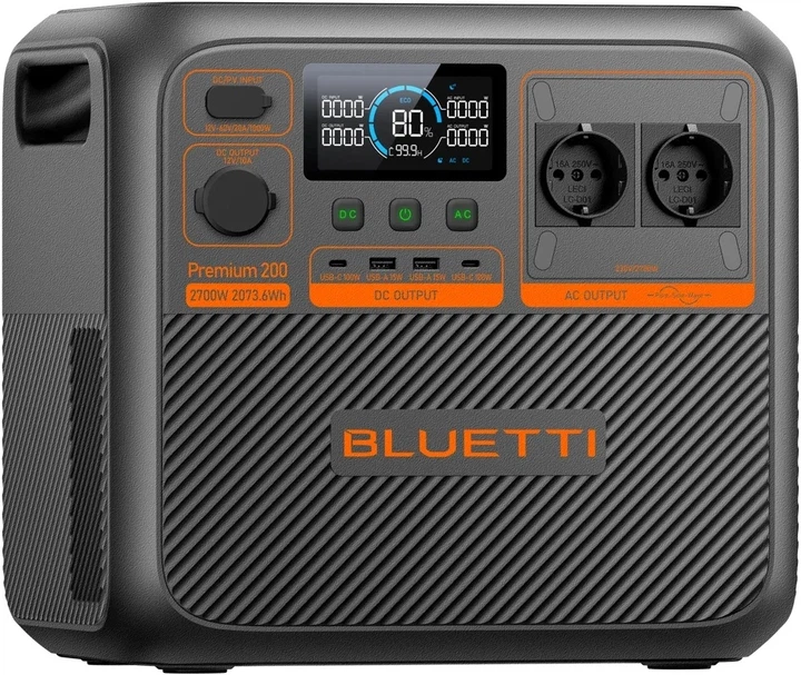 Зарядная станция Bluetti Premium 200 V2 / 2700 Вт / 2073.6 Вт⋅ч / LiFePO4 (PR200V2/noVAT) - изображение 3