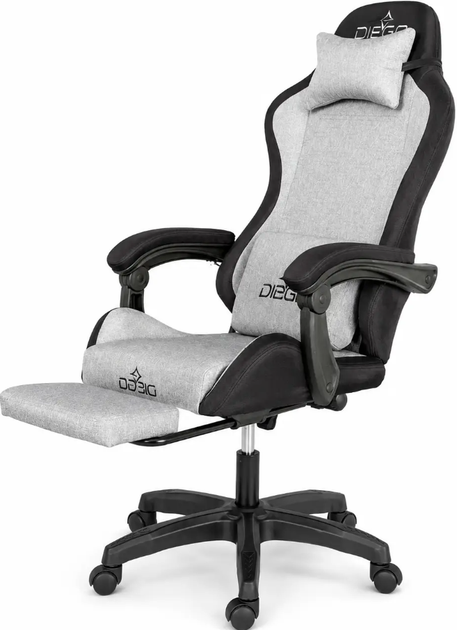 Игровое кресло DIEGO Fabric X Gray Геймерское тканевое кресло для геймеров с регулировкой - изображение 7