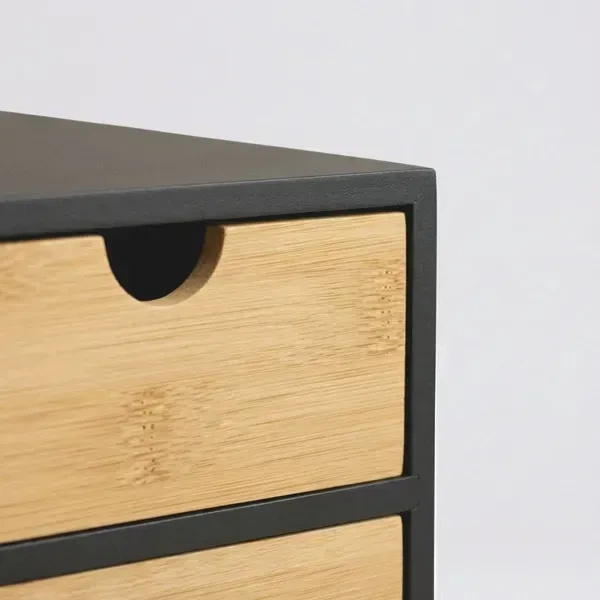 Настольный органайзер с 3 ящиками BOXIMO, 32×25×16 см, натурального цвета - Фото 7 Настольный органайзер с 3 ящиками BOXIMO, 32×25×16 см, натурального цвета - изображение 7
