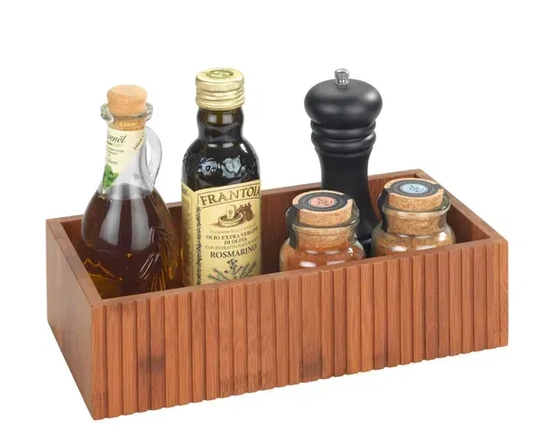 Бамбуковий кухонний контейнер WENKO MERA, натуральний - Фото 5 Бамбуковий кухонний контейнер WENKO MERA, натуральний - зображення 5