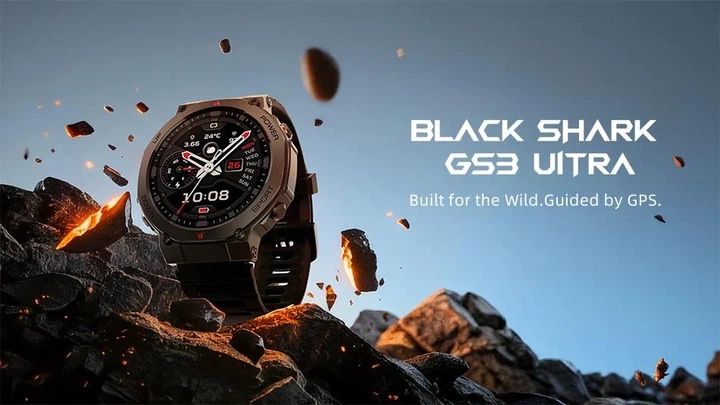 Смарт-годинник Black Shark GS3 Ultra Сенсорний AMOLED екран Вологозахист Black (BS-W2415) - зображення 6