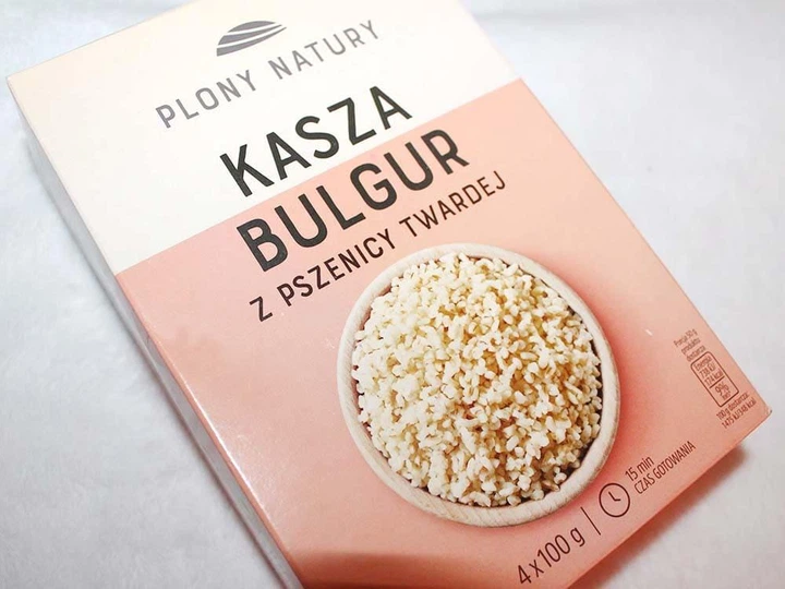 Каша булгур из твердой пшеницы Kasza Bulgur Plony Natury 4х100 г - Фото 2 Каша булгур из твердой пшеницы Kasza Bulgur Plony Natury 4х100 г - изображение 2