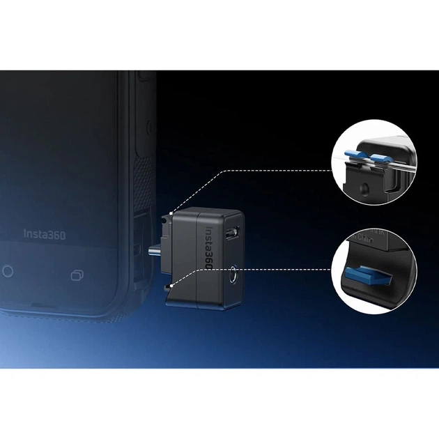 Адаптер Insta360 CINSBAHK для мікрофонної радіосистеми Insta360 X5 [168868] - зображення 7
