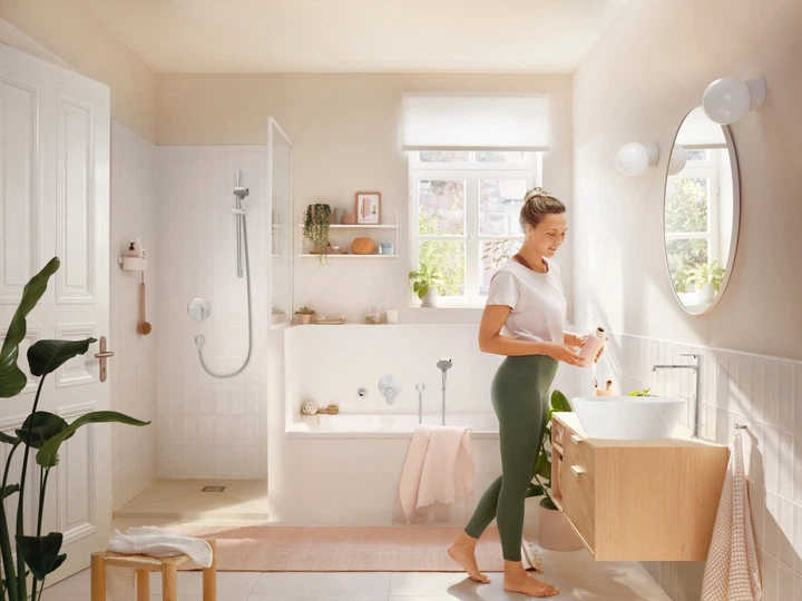Змішувач для раковини HANSGROHE Rebris S 240 72580000 з донним клапаном - зображення 6