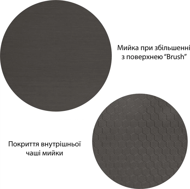 Кухонна мийка Kroner KRP Schwarze SET7545F4HM PVD (3.0/0.8 мм) - зображення 17