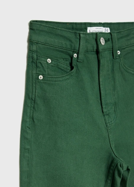 Джинсы женские узкие Mom Slim Fit 38 - изображение 7