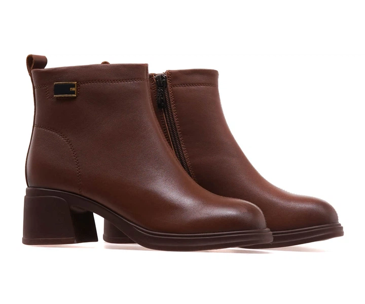 Черевики жіночі 24PFM QJ-660-1R/BROWN LTHR 37 Коричневий - изображение 2