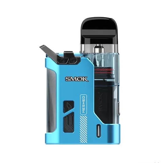 Pod-система Smok Propod GT KIT Blue 700 мАч электронная сигарета Смок Пропод Джи Ти до 22 Вт LED подсветка под-система с верхней заправкой 2 мл голубая - изображение 6