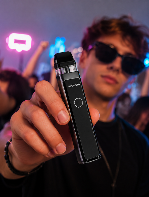 Многоразовая Pod-система Vaporesso XROS PRO Black черная вапорессо х-рос про до 30 Вт вейп 1200 мАч бак 3 мл алюминиевый сплав и пластик - изображение 4