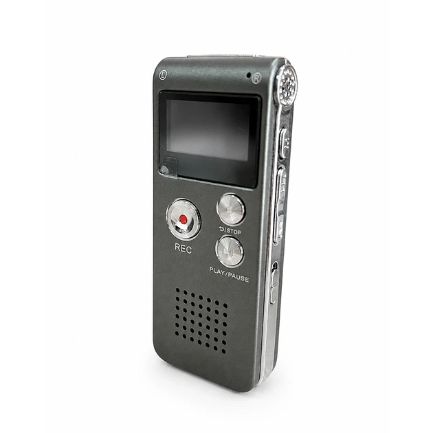 Диктофон BauTech USB Mp3 8GB 3.5 мм Серый (1002-480-01) - Фото 3 Диктофон BauTech USB Mp3 8GB 3.5 мм Серый (1002-480-01) - изображение 3