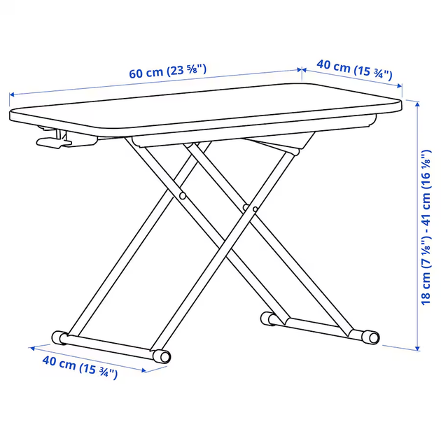 Подставка для ноутбука DUBBLA IKEA 805.347.01 белый - изображение 8