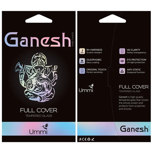Захисне скло Ganesh для Samsung Galaxy S26 2,5D загартоване чорне - Фото 3 Захисне скло Ganesh для Samsung Galaxy S26 2,5D загартоване чорне - зображення 3