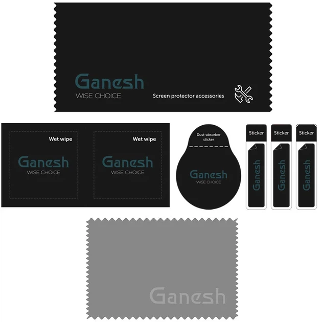 Захисне скло Ganesh для Samsung Galaxy S26 2,5D загартоване чорне - Фото 5 Захисне скло Ganesh для Samsung Galaxy S26 2,5D загартоване чорне - зображення 5