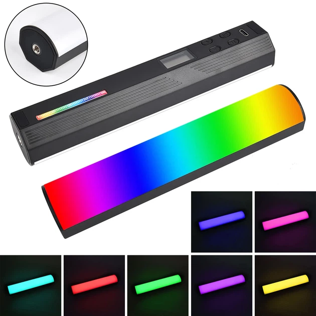Портативная светодиодная лампа Andoer W200RGB RGB 2500-9000K пластик черный - изображение 11