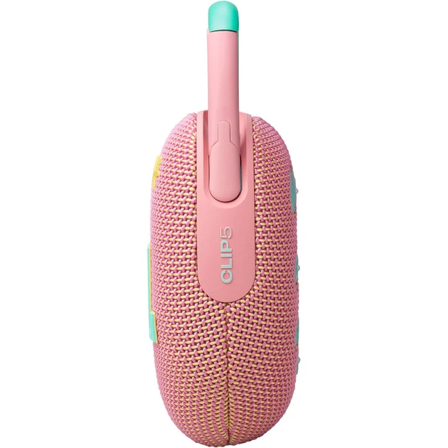 Портативна колонка JBL Clip 5 Pink (JBLCLIP5PINK) - зображення 5