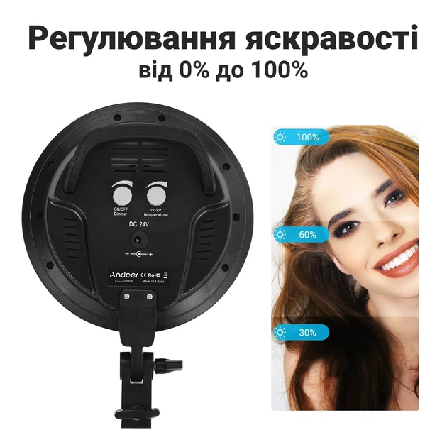 Комплект светодиодных софтбоксов Andoer SBK-02-2 45W 126 LED 3200-6400K - изображение 4