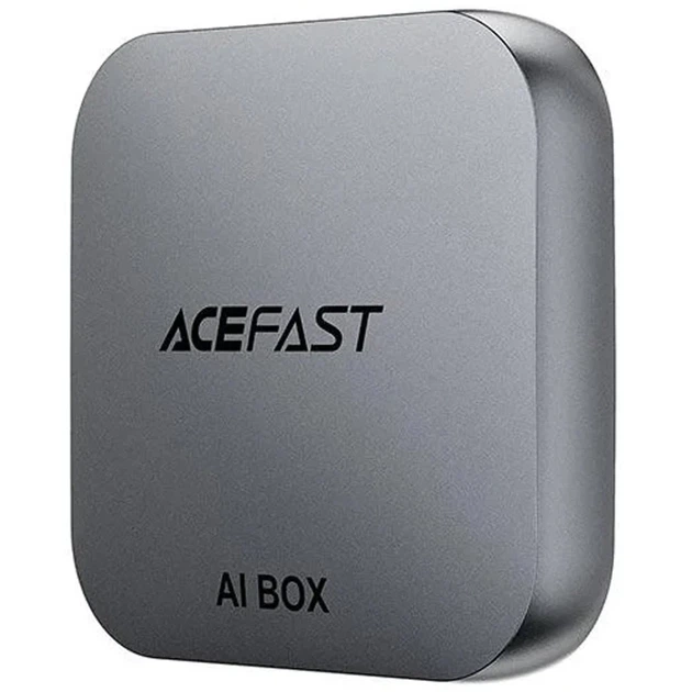 Адаптер Acefast QC2 AI Box бездротовий CarPlay/Android Auto Type-C металевий сірий - Фото 2 Адаптер Acefast QC2 AI Box бездротовий CarPlay/Android Auto Type-C металевий сірий - зображення 2