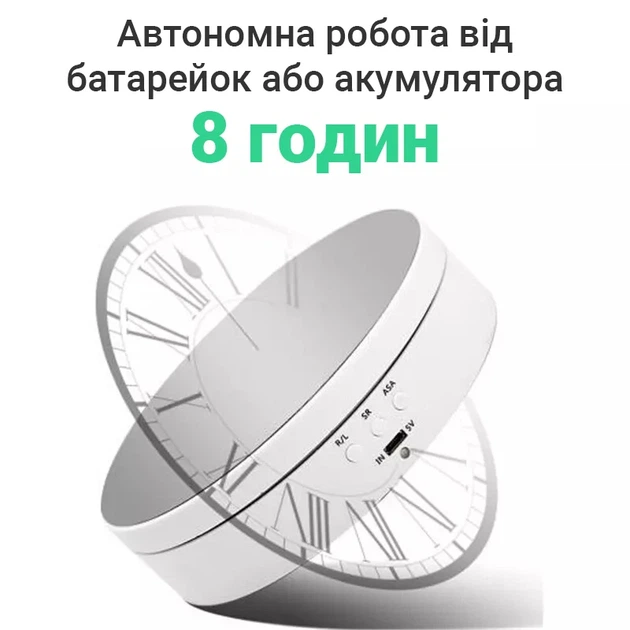 Поворотный столик Andoer TT-13 3 скорости белый зеркальный 13 см - Фото 9 Поворотный столик Andoer TT-13 3 скорости белый зеркальный 13 см - изображение 9